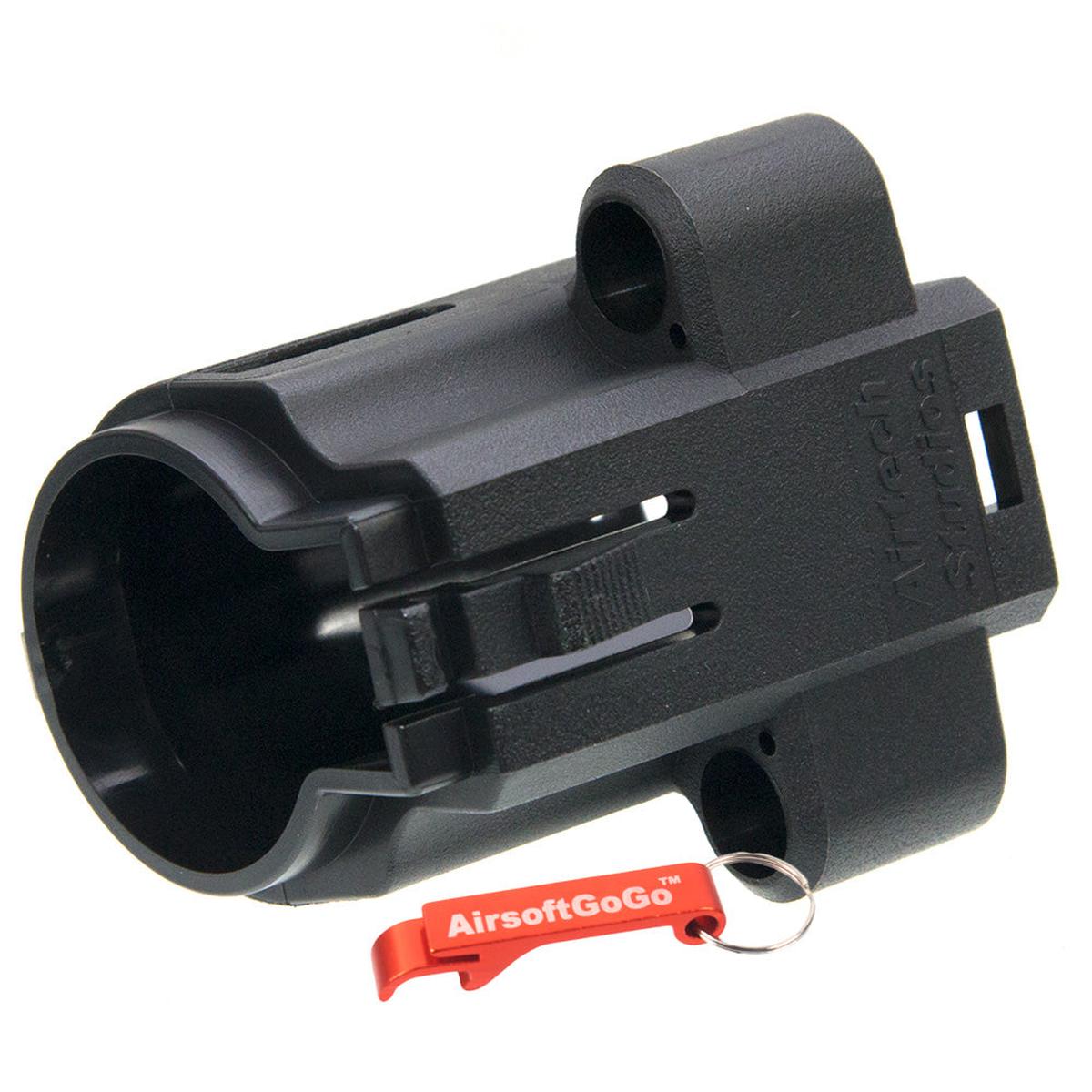 G&G ARP9 & ARP556用 Airtech Studios BEU バッテリー 拡張ユニット エクステンション (ブラック)-AIRSOFT GOGO エアガン・サバゲー用品通販