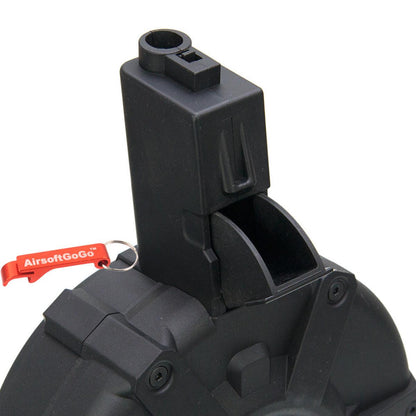 G&G ARP9対応1500連ドラムマガジン-AIRSOFT GOGO エアガン・サバゲー用品通販