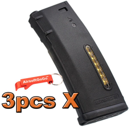 G&G VFC HK416 SA80 R85 Tavor T21用Magpul PTS EMAG 75連電動ガンマガジン (3本入り)-AIRSOFT GOGO エアガン・サバゲー用品通販