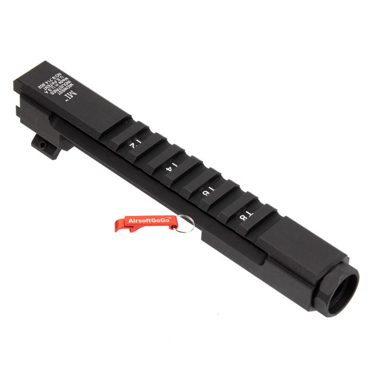 GHK、LCT AKシリーズ用AK レイルド ガスチューブ(ブラック)-AIRSOFT GOGO エアガン・サバゲー用品通販