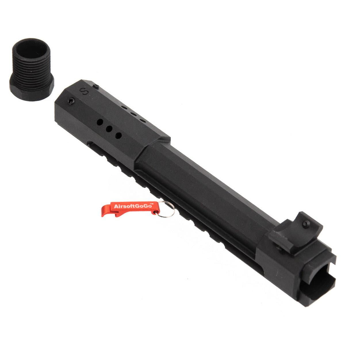 GHK、LCT AKシリーズ用AK レイルド ガスチューブ(ブラック)-AIRSOFT GOGO エアガン・サバゲー用品通販