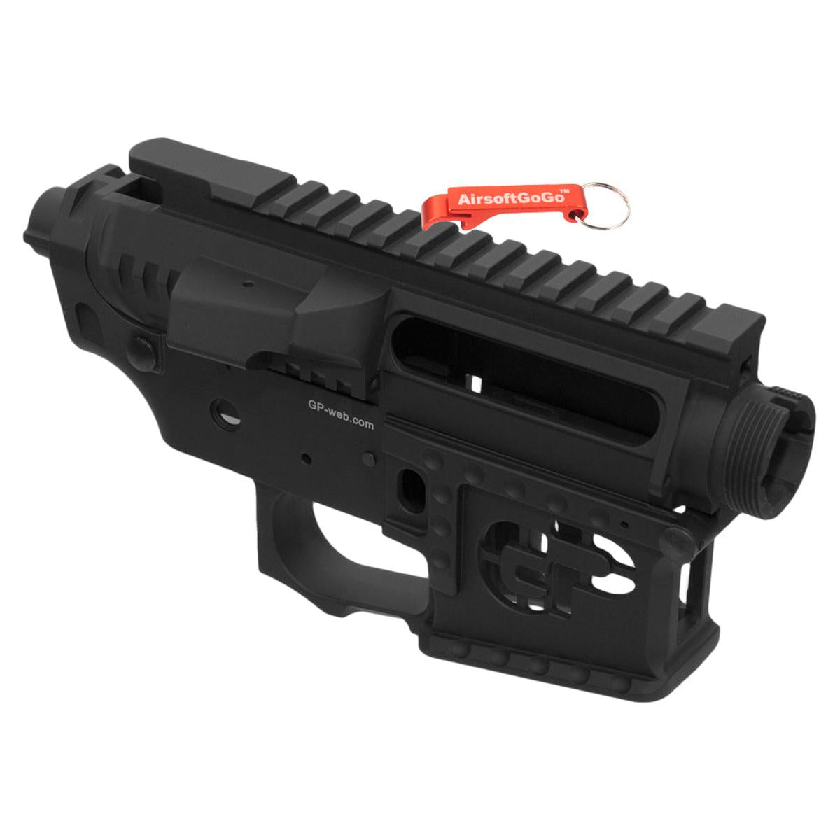 G&P メタルフレーム マルイM4/M16 & G&P F.R.S.用 (ブラックカラー)-AIRSOFT GOGO エアガン・サバゲー用品通販