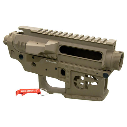 G&P メタルフレーム マルイM4/M16 & G&P F.R.S.用 (デザートカラー)-AIRSOFT GOGO エアガン・サバゲー用品通販