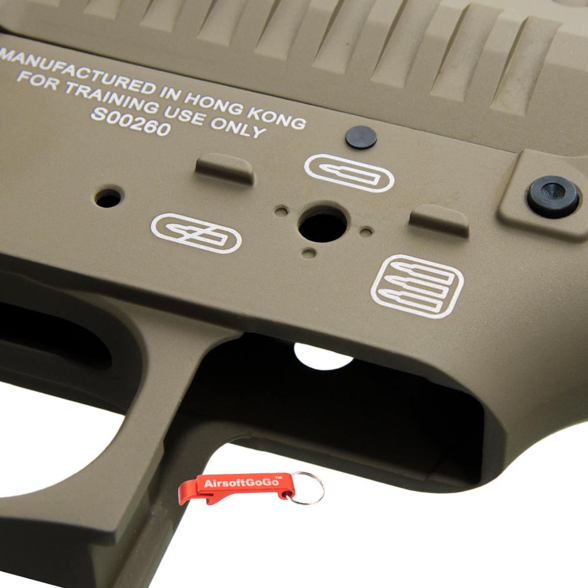 G&P メタルフレーム マルイM4/M16 & G&P F.R.S.用 (デザートカラー)-AIRSOFT GOGO エアガン・サバゲー用品通販