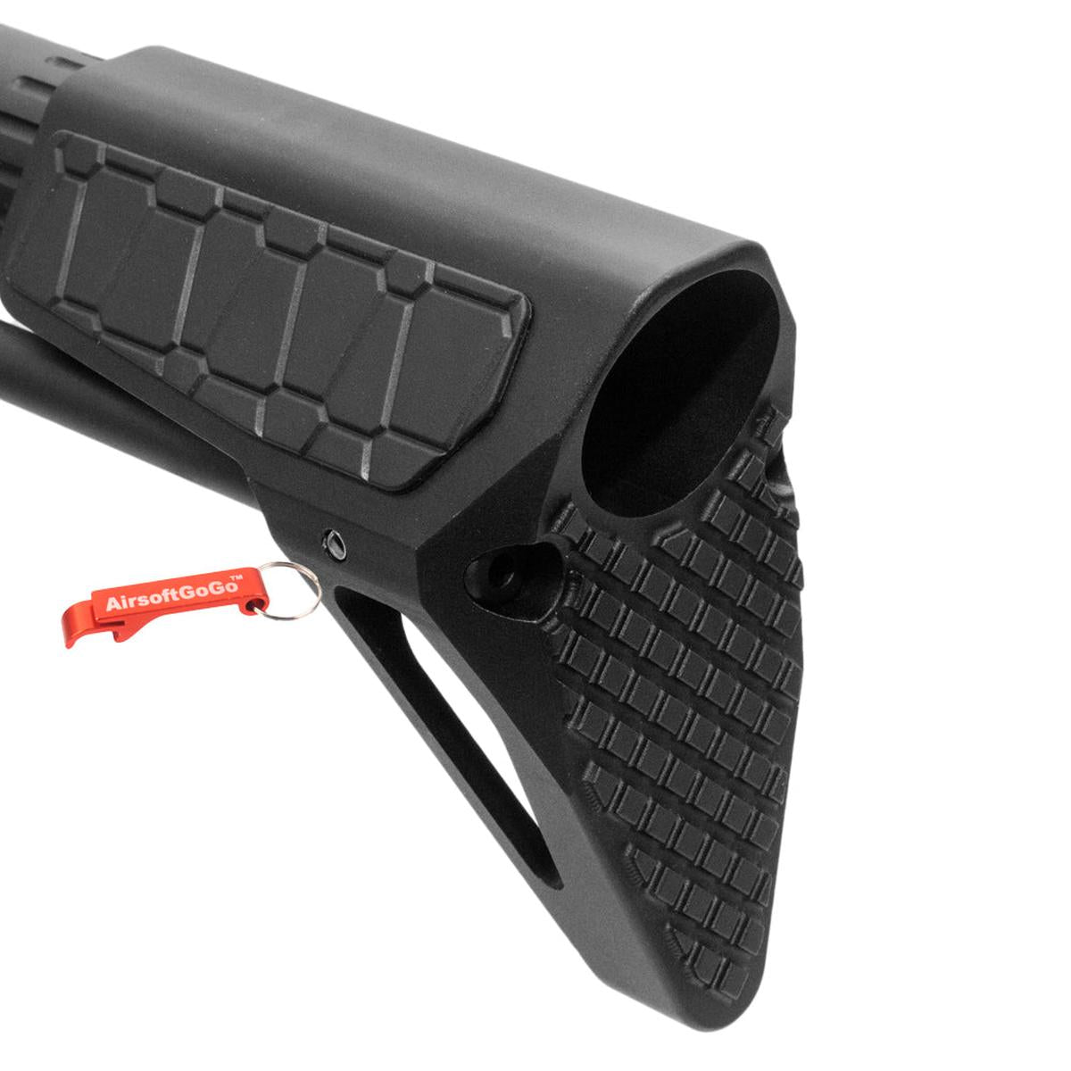 G&P PDWスリムストック 電動ガンマルイ・G&P M4 / M16用 (スネーク柄、黒)-AIRSOFT GOGO エアガン・サバゲー用品通販