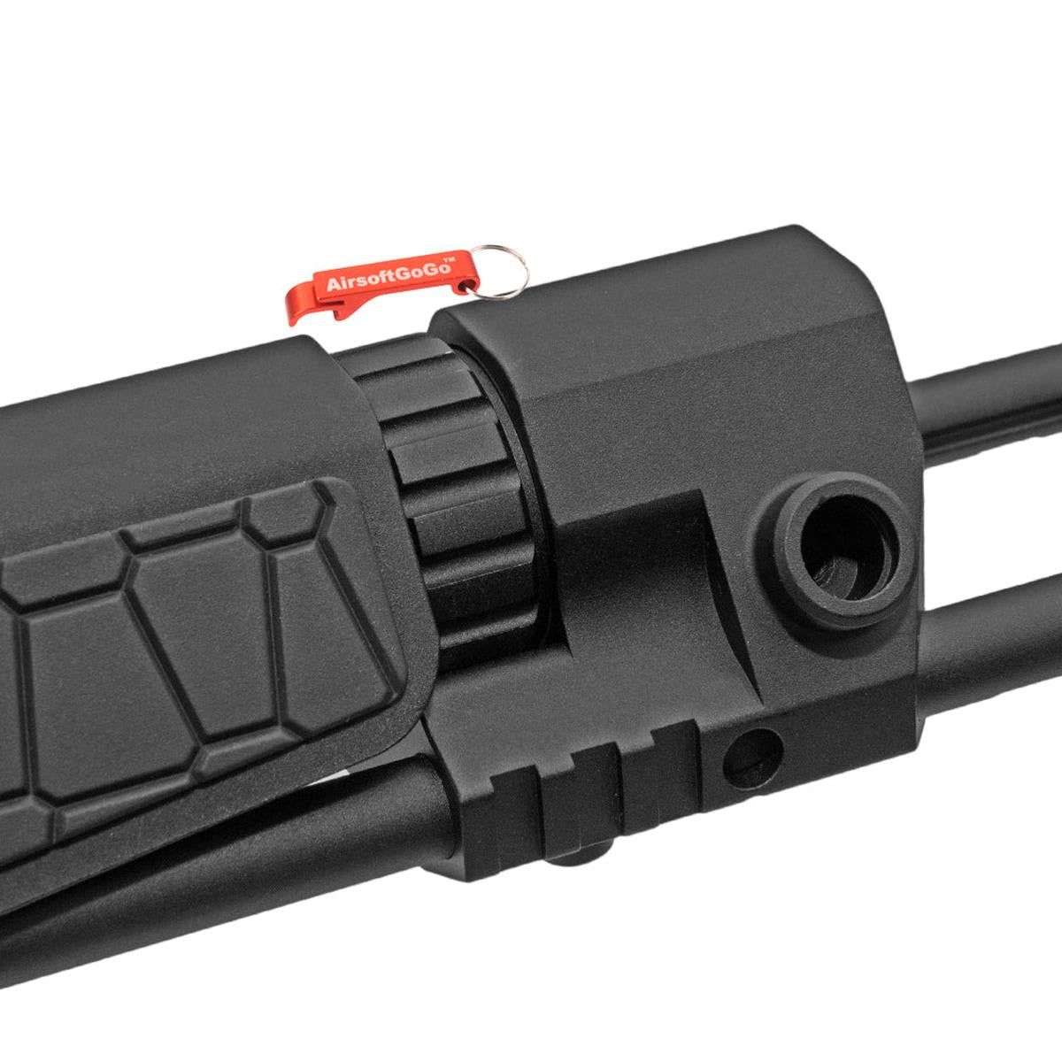 G&P PDWスリムストック 電動ガンマルイ・G&P M4 / M16用 (スネーク柄、黒)-AIRSOFT GOGO エアガン・サバゲー用品通販