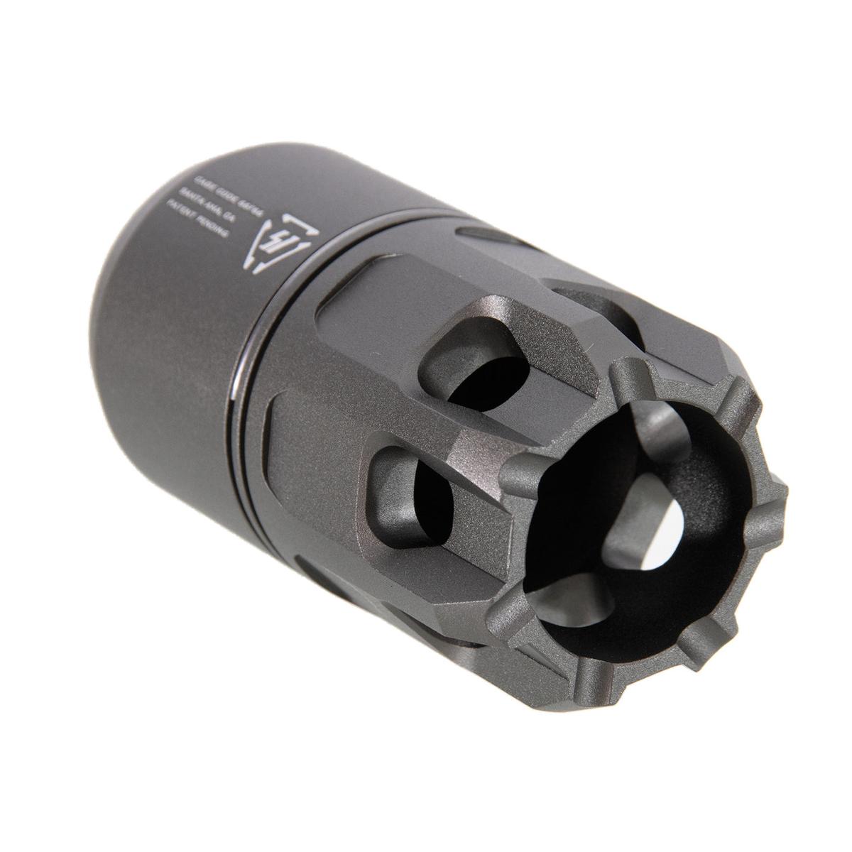 G&P ストライクインダストリーズ オプレッサー M4 14mm CW & 14mm CCW専用（マズルデバイス）-グレー-AIRSOFT GOGO エアガン・サバゲー用品通販