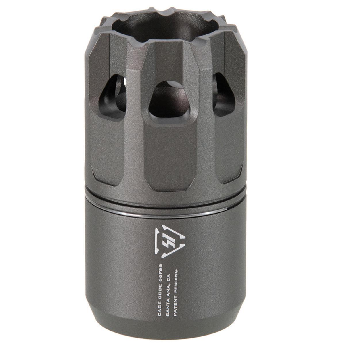 G&P ストライクインダストリーズ オプレッサー M4 14mm CW & 14mm CCW専用（マズルデバイス）-グレー-AIRSOFT GOGO エアガン・サバゲー用品通販