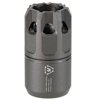 G&P ストライクインダストリーズ オプレッサー M4 14mm CW & 14mm CCW専用（マズルデバイス）-グレー-AIRSOFT GOGO エアガン・サバゲー用品通販
