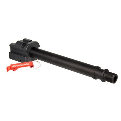 H&K UMP UMG / UMAREX UMP電動ガン用 アルミ合金 アウターバレル&サイレンサー (ブラック)-AIRSOFT GOGO エアガン・サバゲー用品通販