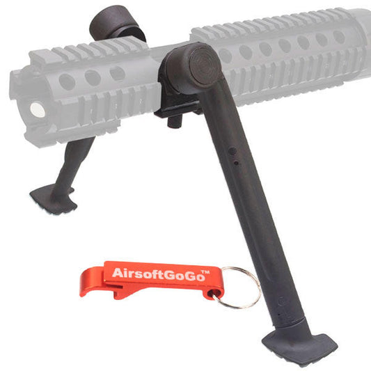 HK416 SR16 SR25 M4シリーズ 20mmハンドガード電動ガン用レッグバイポッド-AIRSOFT GOGO エアガン・サバゲー用品通販