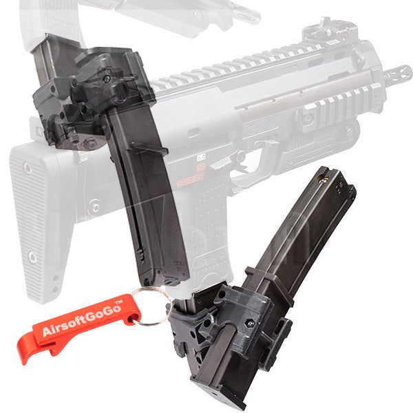 MP7A1電動ガン ガスブローバック用HOL ダブル マガジンポリマークリップ