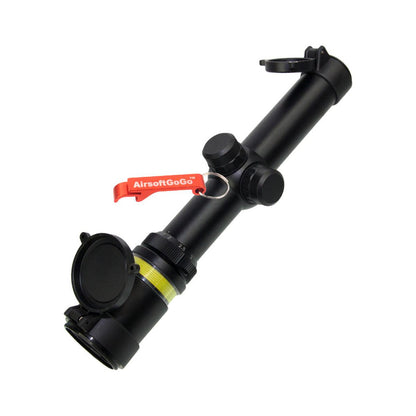 ファイバーオプティックショートスコープ Optical 1.5-6倍 可変ズーム 1.5-6x24 CQB グリーン-AIRSOFT GOGO エアガン・サバゲー用品通販