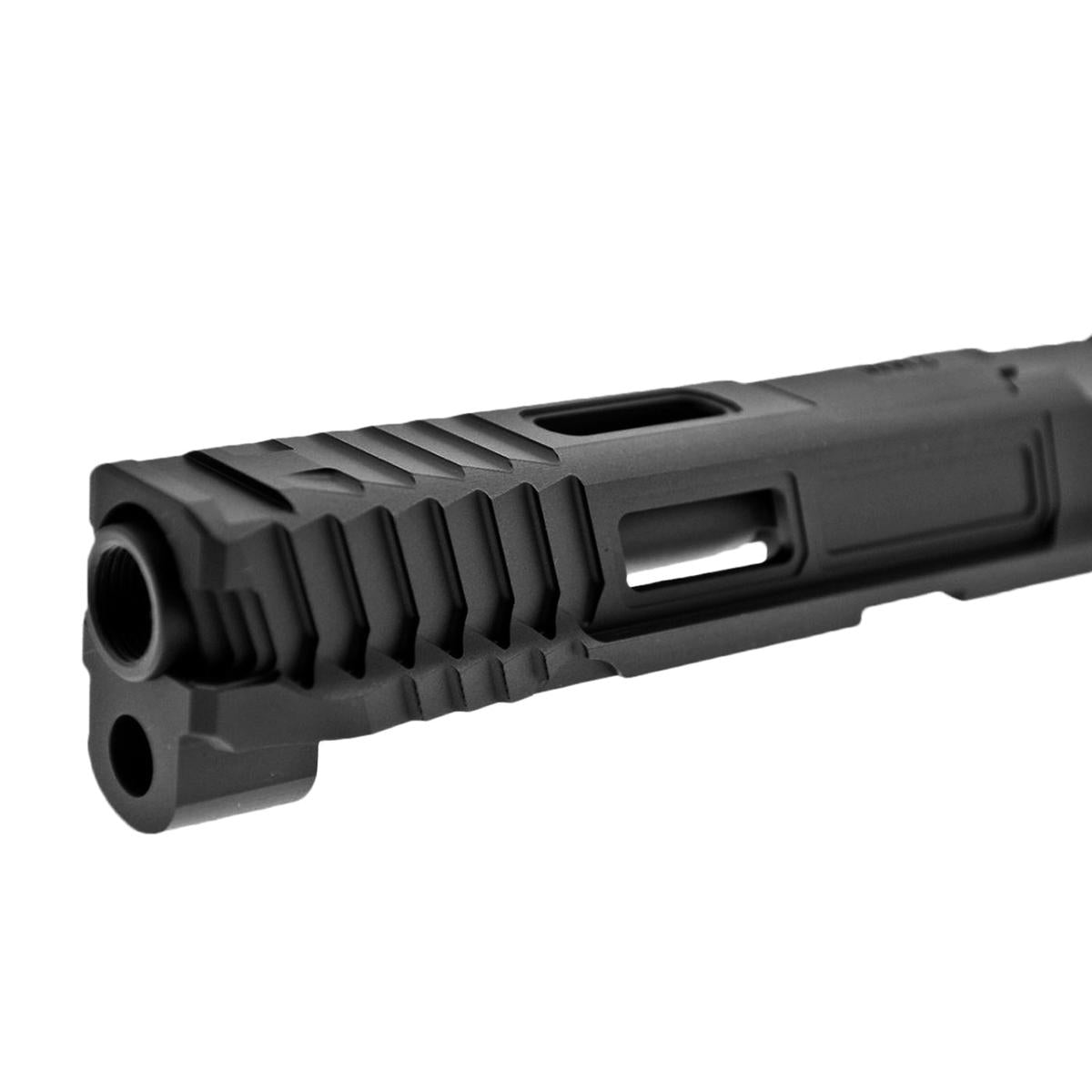 JDG Floyds ライセンス ポセイドンスタイル M＆P RMRカットスライドセット 東京マルイM＆P9L ガスブローバックGBB専用（ブラック）-AIRSOFT GOGO エアガン・サバゲー用品通販