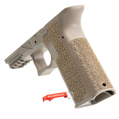 JDG ポリマー80 ライセンス P80 PF940V2 グリップ フレーム マルイ / WE G17 Gen3 用 (FDEカラー)-AIRSOFT GOGO エアガン・サバゲー用品通販