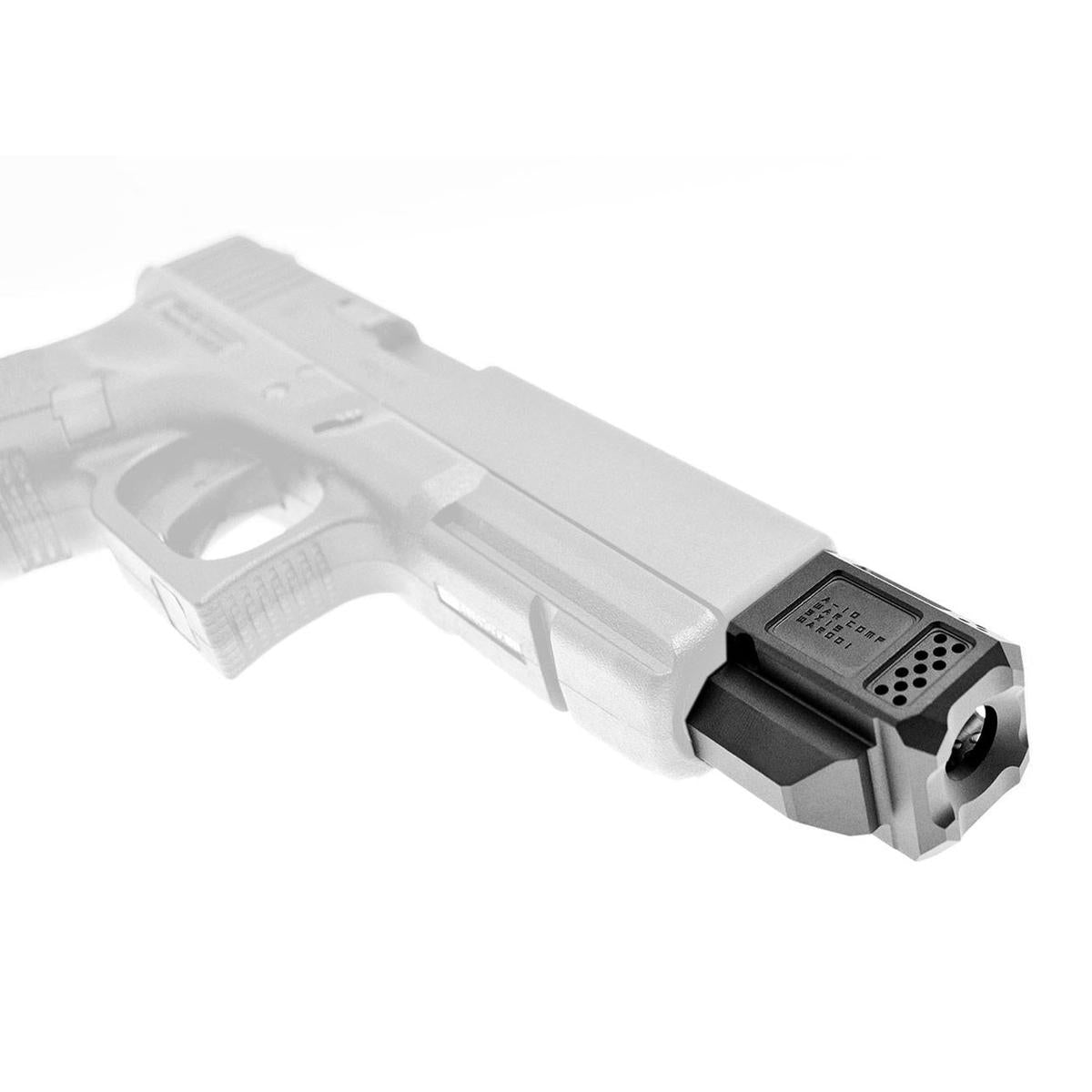 JDG WAR A10 コンペンセータ 14mmCCW Umarex（VFC）/東京マルイ/ WE G17/ G18/ G19X/ G22/ G26 ガスブローバックGBB（ライセンスby WAR）（ブラック）-AIRSOFT GOGO エアガン・サバゲー用品通販