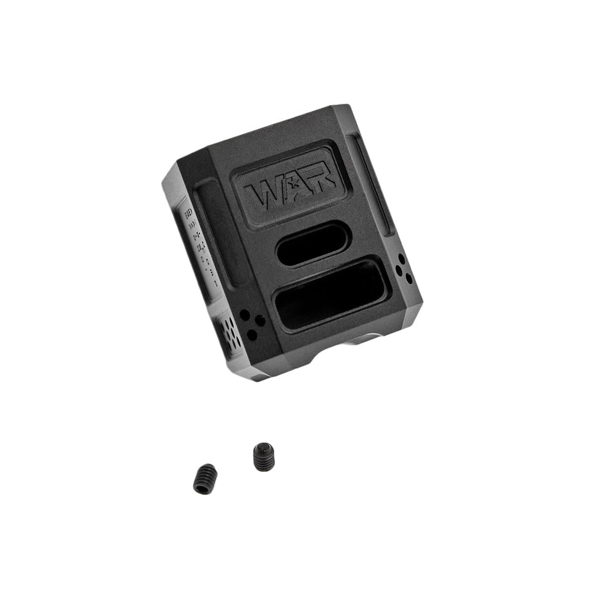 JDG WAR A10 コンペンセータ 14mmCCW Umarex（VFC）/東京マルイ/ WE G17/ G18/ G19X/ G22/ G26 ガスブローバックGBB（ライセンスby WAR）（ブラック）-AIRSOFT GOGO エアガン・サバゲー用品通販