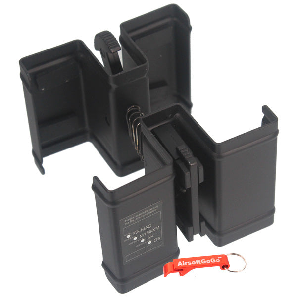 Double magazine clip for M4/M16/SCAR/HK416 magazine