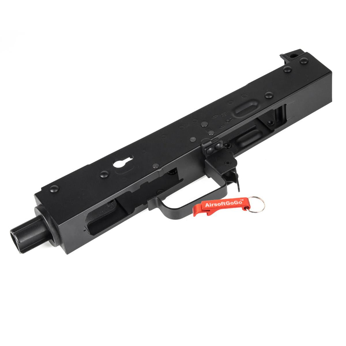JingGong AK74s対応 金属製 レシーバー ロアーフレーム (ブラック)-AIRSOFT GOGO エアガン・サバゲー用品通販
