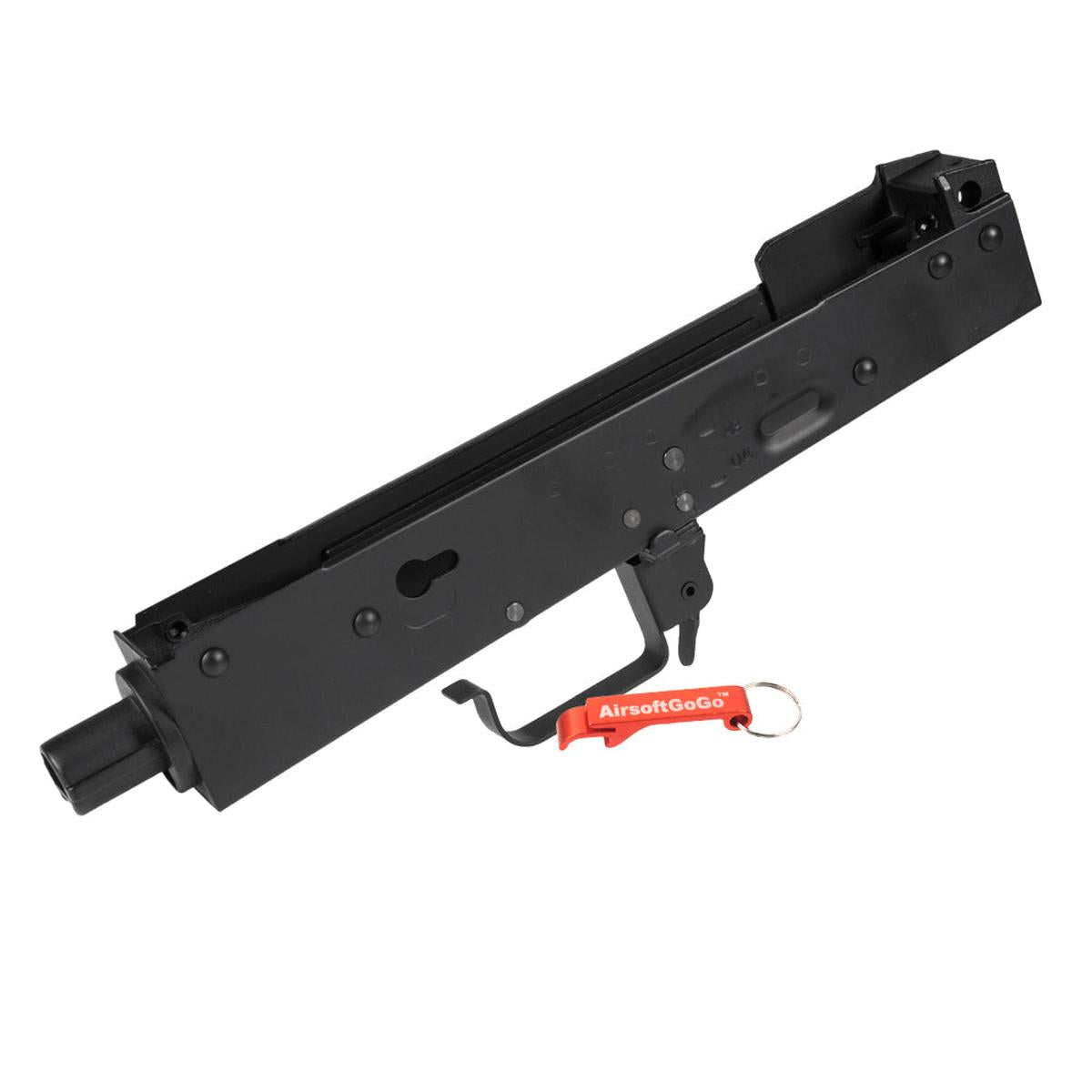 JingGong AK74s対応 金属製 レシーバー ロアーフレーム (ブラック)-AIRSOFT GOGO エアガン・サバゲー用品通販
