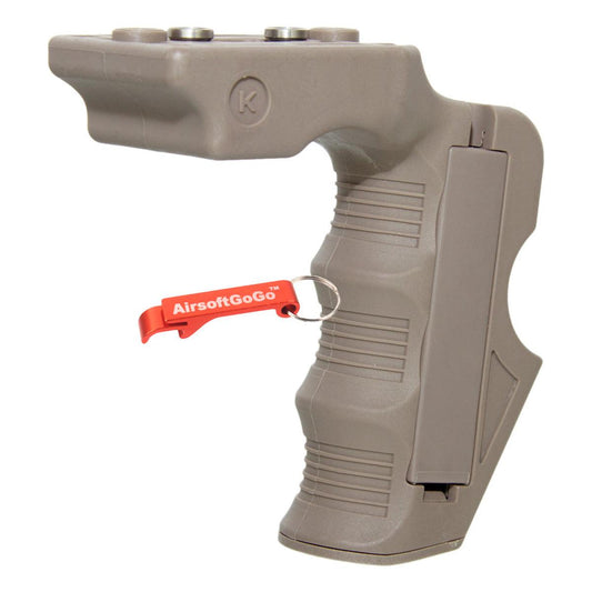 KeyMod キーモッドレイル対応グリップ （ダークアース色）-AIRSOFT GOGO エアガン・サバゲー用品通販