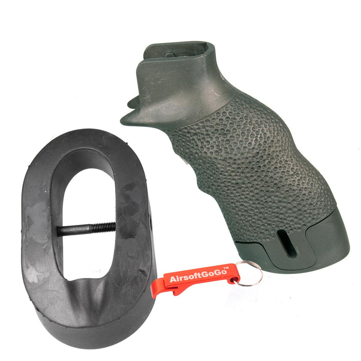King Arms / マルイ M16, M4シリーズ用 King Arms ターゲットグリップ (オリーブドラブ)-AIRSOFT GOGO エアガン・サバゲー用品通販