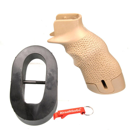 King Arms / マルイ M16, M4シリーズ用 King Arms ターゲットグリップ (タン)-AIRSOFT GOGO エアガン・サバゲー用品通販