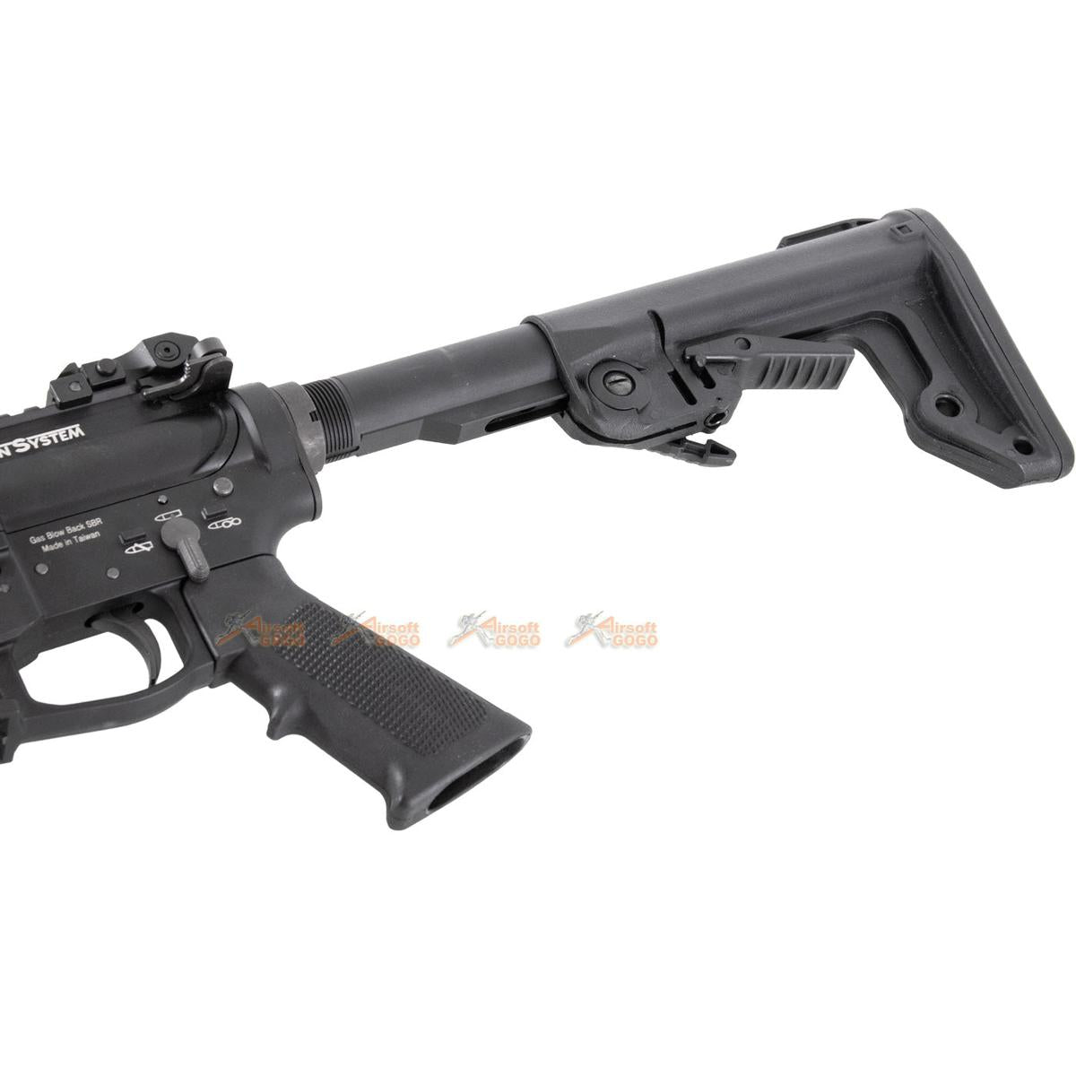 King Arms TWS 9mm カービン ガスブローバックライフル (ブラック)-AIRSOFT GOGO エアガン・サバゲー用品通販