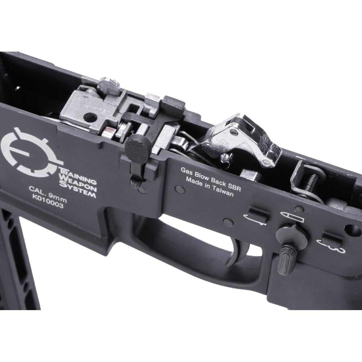 King Arms TWS 9mm SBR ガスブローバックライフル (ブラック)-AIRSOFT GOGO エアガン・サバゲー用品通販