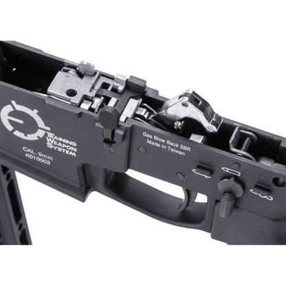 King Arms TWS 9mm SBR ガスブローバックライフル (ブラック)-AIRSOFT GOGO エアガン・サバゲー用品通販
