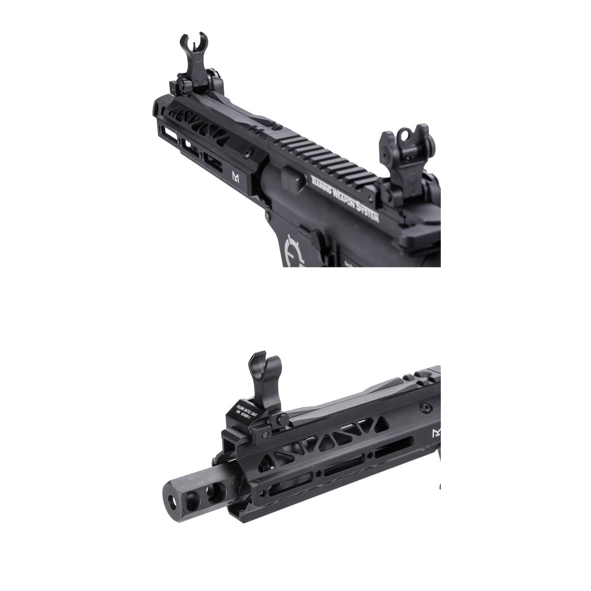 King Arms TWS 9mm SBR ガスブローバックライフル (ブラック)-AIRSOFT GOGO エアガン・サバゲー用品通販