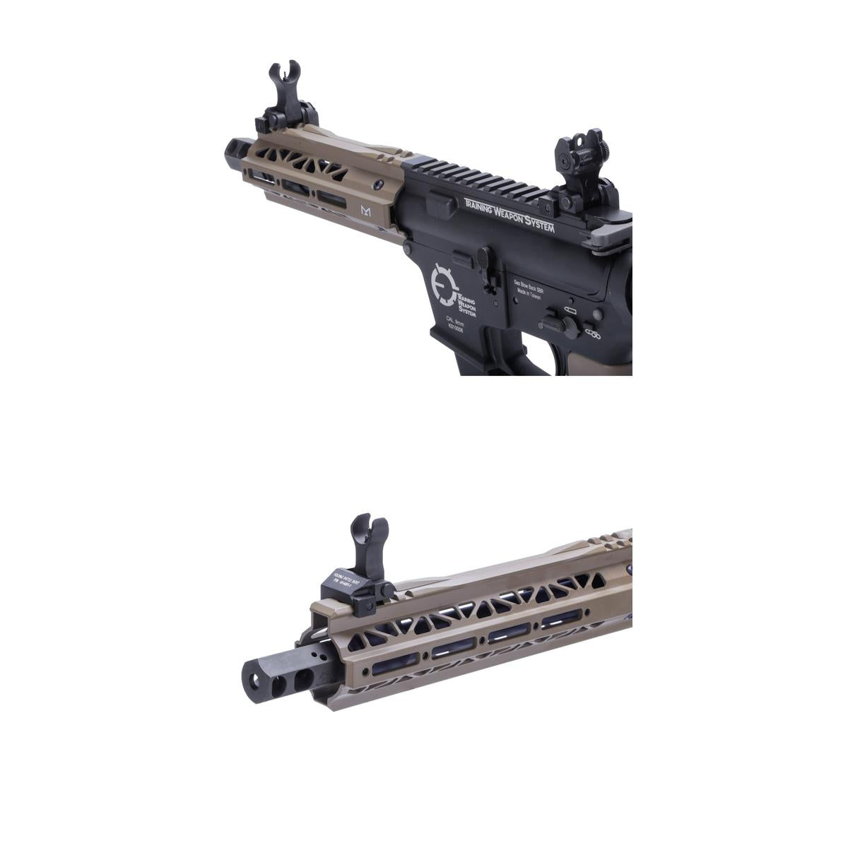 King Arms TWS 9mm SBR ガスブローバックライフル (ダークアース)-AIRSOFT GOGO エアガン・サバゲー用品通販