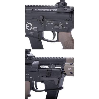 King Arms TWS 9mm SBR ガスブローバックライフル (ダークアース)-AIRSOFT GOGO エアガン・サバゲー用品通販
