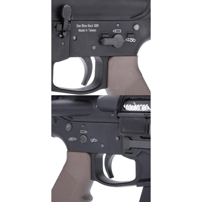 King Arms TWS 9mm SBR ガスブローバックライフル (ダークアース)-AIRSOFT GOGO エアガン・サバゲー用品通販