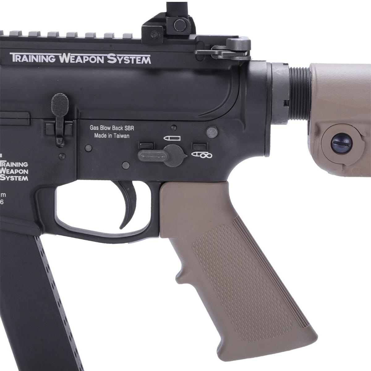 King Arms TWS 9mm SBR ガスブローバックライフル (ダークアース)-AIRSOFT GOGO エアガン・サバゲー用品通販