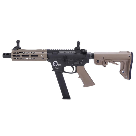 King Arms TWS 9mm SBR ガスブローバックライフル (ダークアース)-AIRSOFT GOGO エアガン・サバゲー用品通販