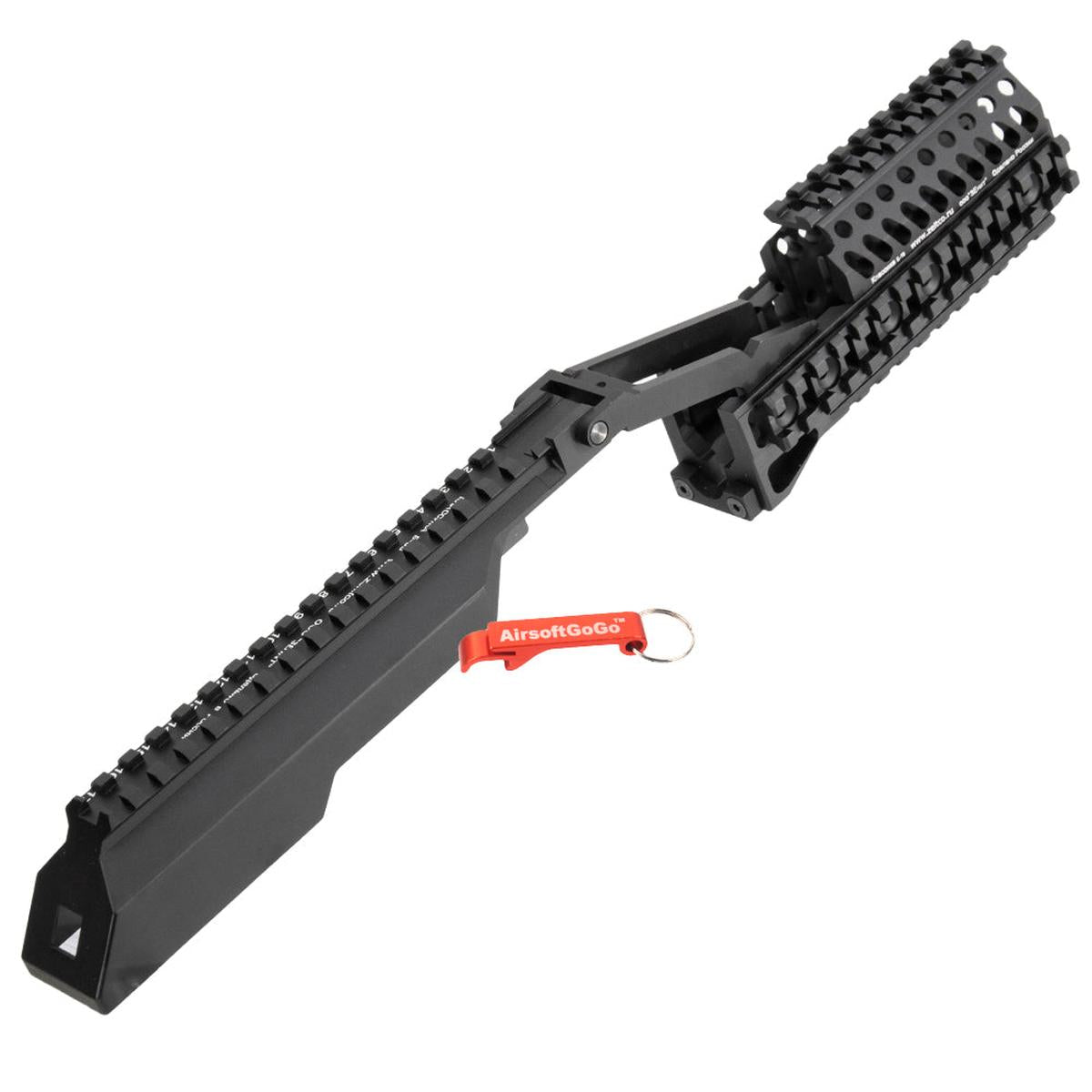 LCT / GHK AKシリーズ用 アルミ ハンドガードセット (ブラック)-AIRSOFT GOGO エアガン・サバゲー用品通販