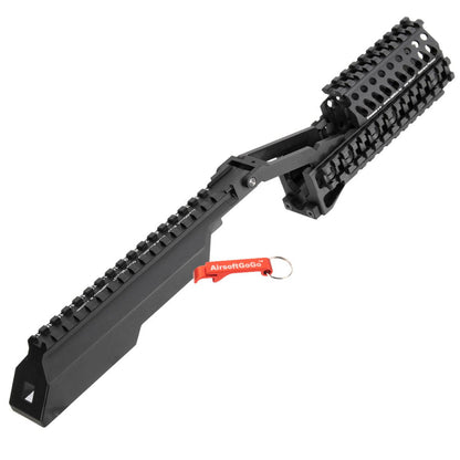 LCT / GHK AKシリーズ用 アルミ ハンドガードセット (ブラック)-AIRSOFT GOGO エアガン・サバゲー用品通販