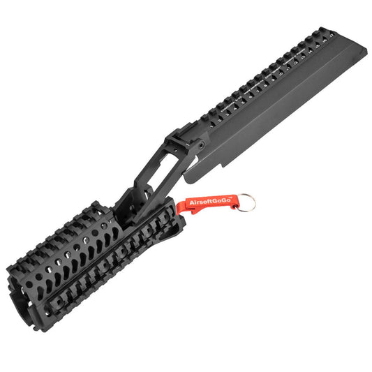 LCT / GHK AKシリーズ用 アルミ ハンドガードセット (ブラック)-AIRSOFT GOGO エアガン・サバゲー用品通販
