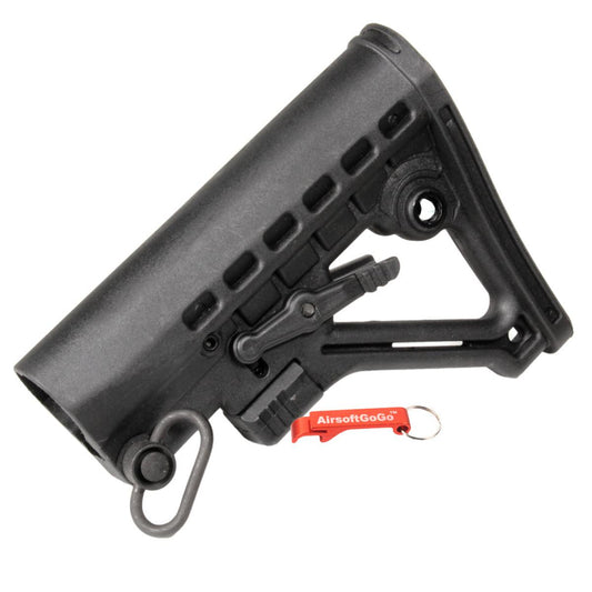 M4 電動ガン用ストック (ブラック)-AIRSOFT GOGO エアガン・サバゲー用品通販