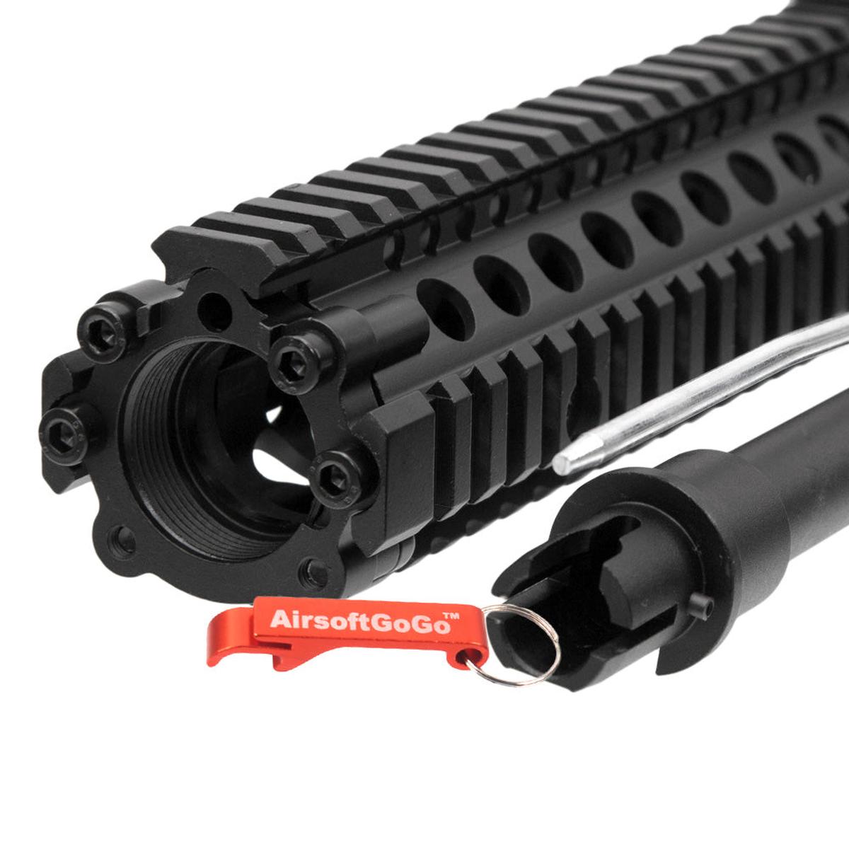 M4 M16 電動ガン用 E&C 12インチ RAS RIS ハンドガード フロント キットセット-AIRSOFT GOGO エアガン・サバゲー用品通販