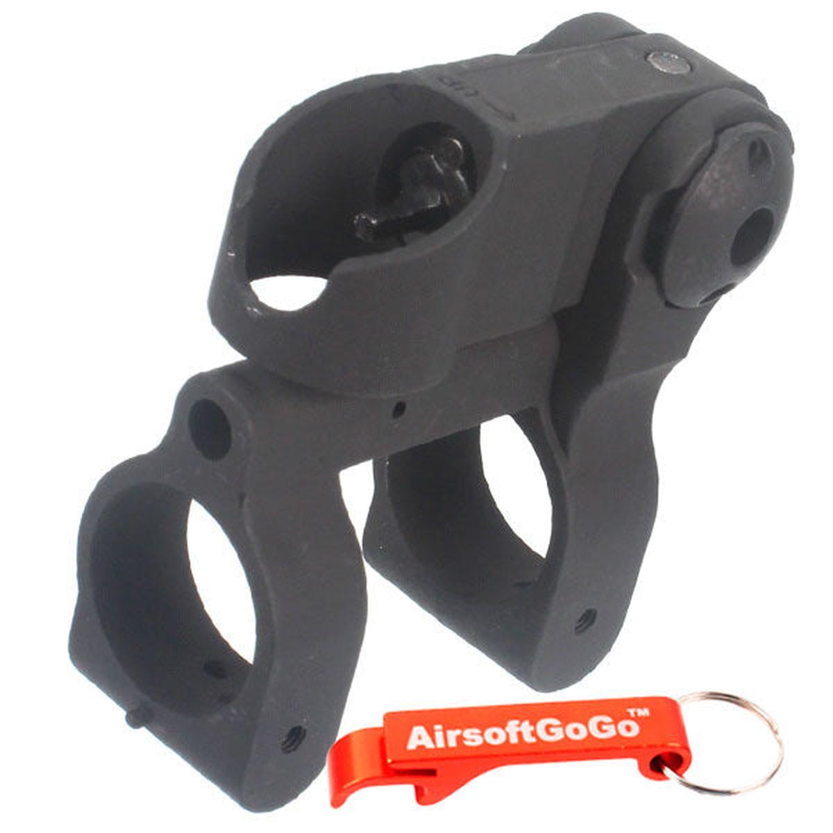 M4 / M16 / M15A4 / GR16 / SR16 / SR25 シリーズ 電動ガン用CYMA SPR タイプ フリップアップフロントサイト-AIRSOFT GOGO エアガン・サバゲー用品通販