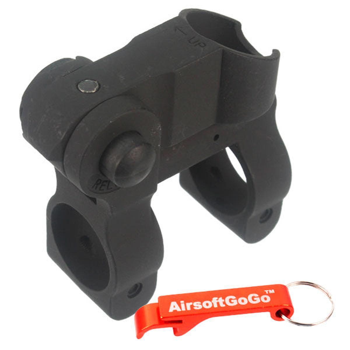 M4 / M16 / M15A4 / GR16 / SR16 / SR25 シリーズ 電動ガン用CYMA SPR タイプ フリップアップフロントサイト-AIRSOFT GOGO エアガン・サバゲー用品通販