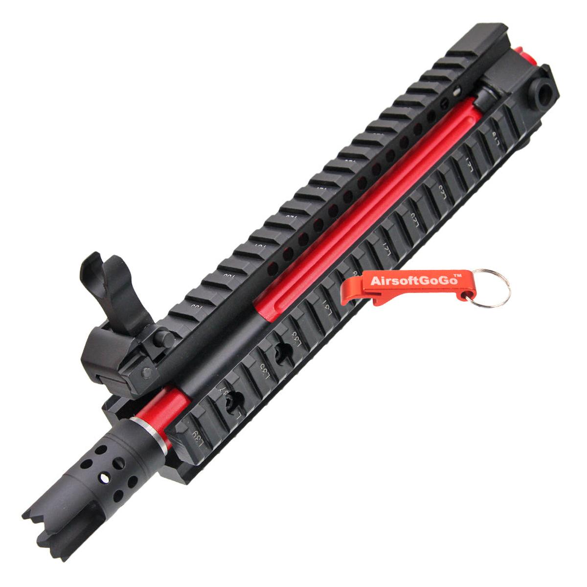 M4 M16 M4A1電動ガン用 E&C 10インチ RAS RIS ハンドガード ・フロントキットセット (赤)-AIRSOFT GOGO エアガン・サバゲー用品通販