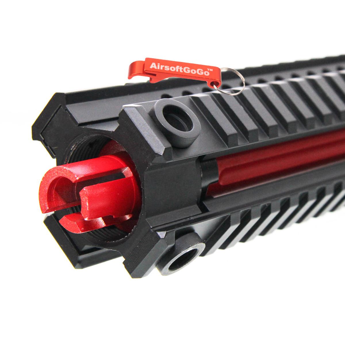 M4 M16 M4A1電動ガン用 E&C 10インチ RAS RIS ハンドガード ・フロントキットセット (赤)-AIRSOFT GOGO エアガン・サバゲー用品通販
