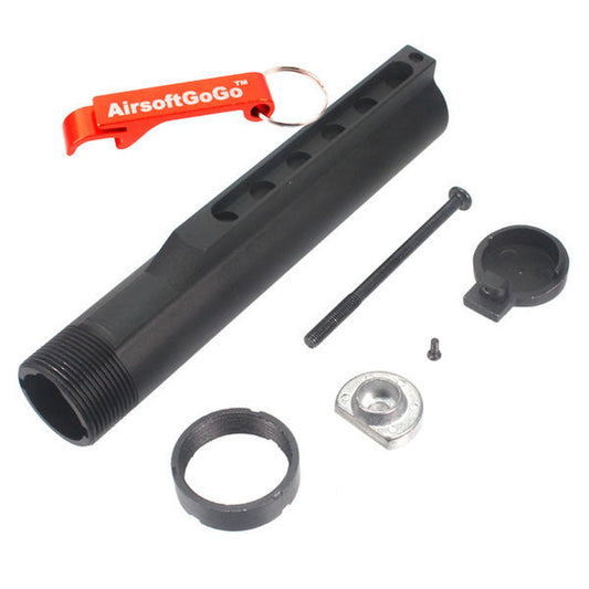 M4 / M16 シリーズ 電動ガン用D-BOYS 6-ポジションストックパイプ-AIRSOFT GOGO エアガン・サバゲー用品通販