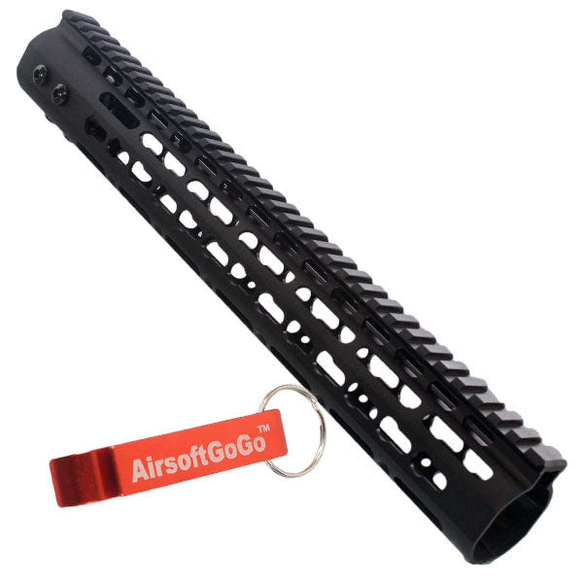 M4 M16 SR16 SR25 マルイ G&P CA 電動ガン用CNC アルミニウム 13.5"Keymodレールハンドガード-AIRSOFT GOGO エアガン・サバゲー用品通販