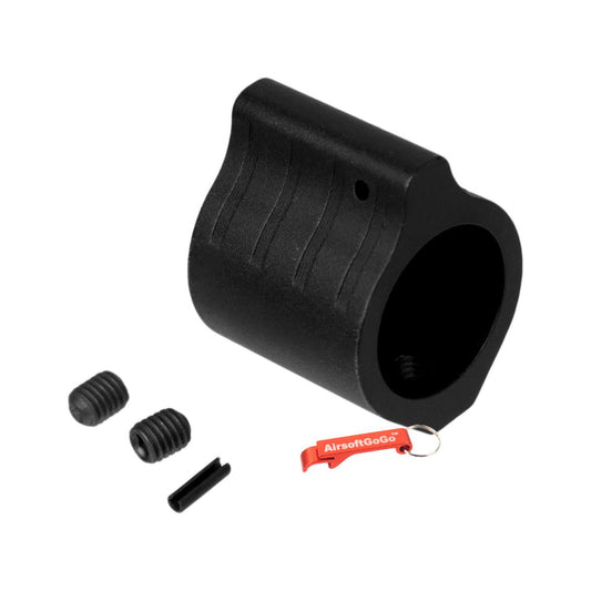 M4 / M16電動ガン用ロープロファイル ガスブロック (黒)-AIRSOFT GOGO エアガン・サバゲー用品通販