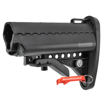 M4 / M16用E&C MODクレーンストック (黒）-AIRSOFT GOGO エアガン・サバゲー用品通販