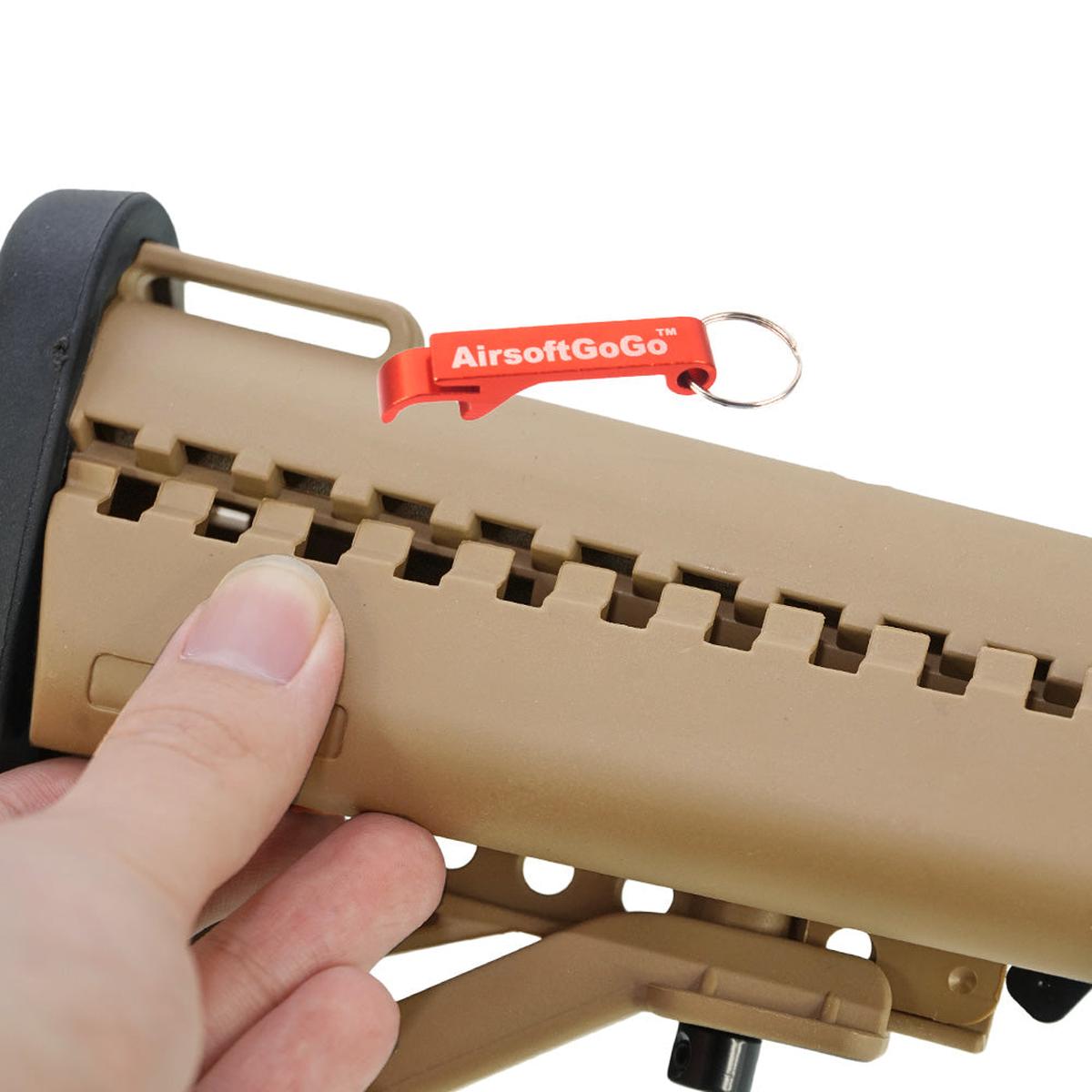 M4 / M16用ストックパイプ ・ MODクレーンストック セット (ダークアース色）-AIRSOFT GOGO エアガン・サバゲー用品通販
